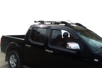 Toyota Hilux 2006-2015 Dachreling mit Querträgern (2 Stk, Chrom) Foto 3