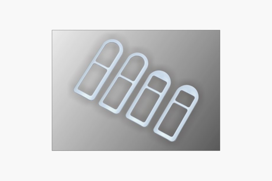 Volkswagen Passat B5 1997-2005 Abdeckungen für Innen-Türgriffe (4 Stk, Holzoptik) Image