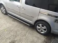 Volkswagen Caddy 2010-2015 Edelstahl Zierleisten Schiebeturen (2 Stk.) Foto 2