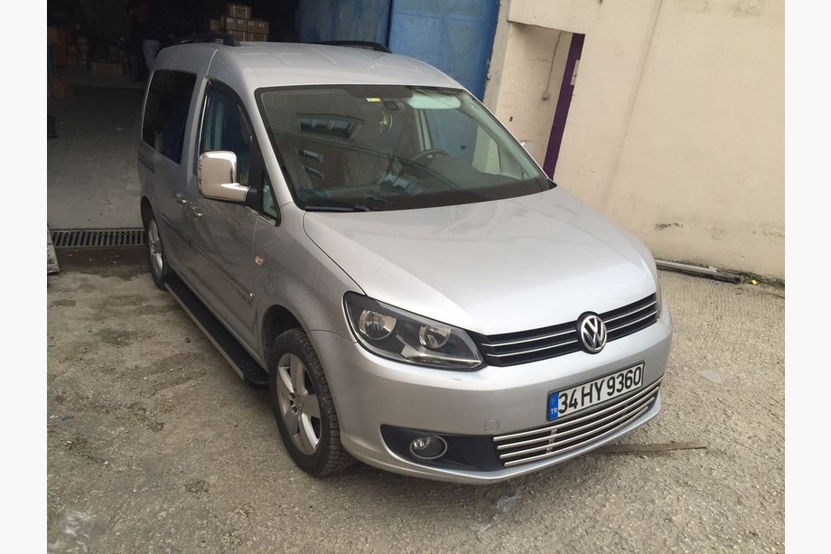 Volkswagen Caddy 2004-2010 Chrom Spiegelabdeckungen (2 Stk) Chrom Kunststoff Foto 3