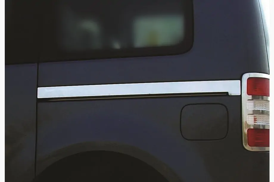 Volkswagen Caddy 2010-2015 Edelstahl Zierleisten Schiebeturen (2 Stk.) Image