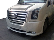 Volkswagen Crafter 2006-2016 Frontstoßstangenlippe mit 2 Scheinwerferausschnitten (grundiert zum Lackieren) Foto 2