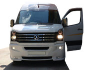 Volkswagen Crafter 2006-2016 Frontstoßstangenaufsatz 2012↗ (2 Scheinwerfer, grundiert zum Lackieren) Foto 2