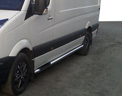Opel Movano 2004-2010 Seitliche Rohre (2 Stk., Edelstahl) Langer Radstand Foto 1