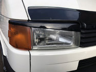 Volkswagen T4 Transporter 1990-2003 Scheinwerferblenden Gerade Motorhaube (2 Stk) Schwarz Glanz Foto 1