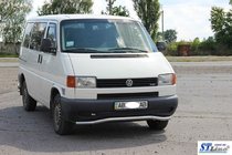 Volkswagen T4 Transporter 1990-2003 Unterer Einzelrohrschutz Welle ST007 (Edelstahl) 60mm Foto 6