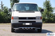 Volkswagen T4 Caravelle/Multivan 1990–2003 Frontschutzbügel mit Grill ST010 (Edelstahl) 60mm Foto 2