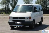 Volkswagen T4 Caravelle/Multivan 1990–2003 Frontschutzbügel mit Grill ST010 (Edelstahl) Foto 3