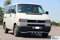 Volkswagen T4 Caravelle/Multivan 1990–2003 Frontschutzbügel mit Grill ST010 (Edelstahl) 60mm Foto 4