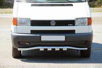 Volkswagen T4 Caravelle/Multivan 1990–2003 Frontschutzbügel mit Grill ST010 (Edelstahl) 60mm Foto 1
