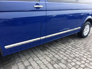 Volkswagen T5 Multivan 2003–2010 Türleisten Edelstahl Chrom Foto 1