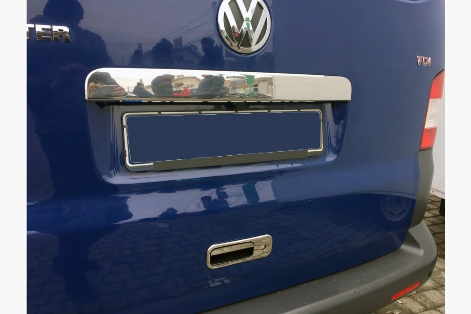 Volkswagen T5 2010-2015 Chromleiste über dem Heckklappengriff (Edelstahl) Multivan, OmsaLine - Italienischer Edelstahl Image