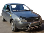 Lada Kalina 2004-2011 Frontschutzbügel WT003 (60 mm, Edelstahl) Foto 1