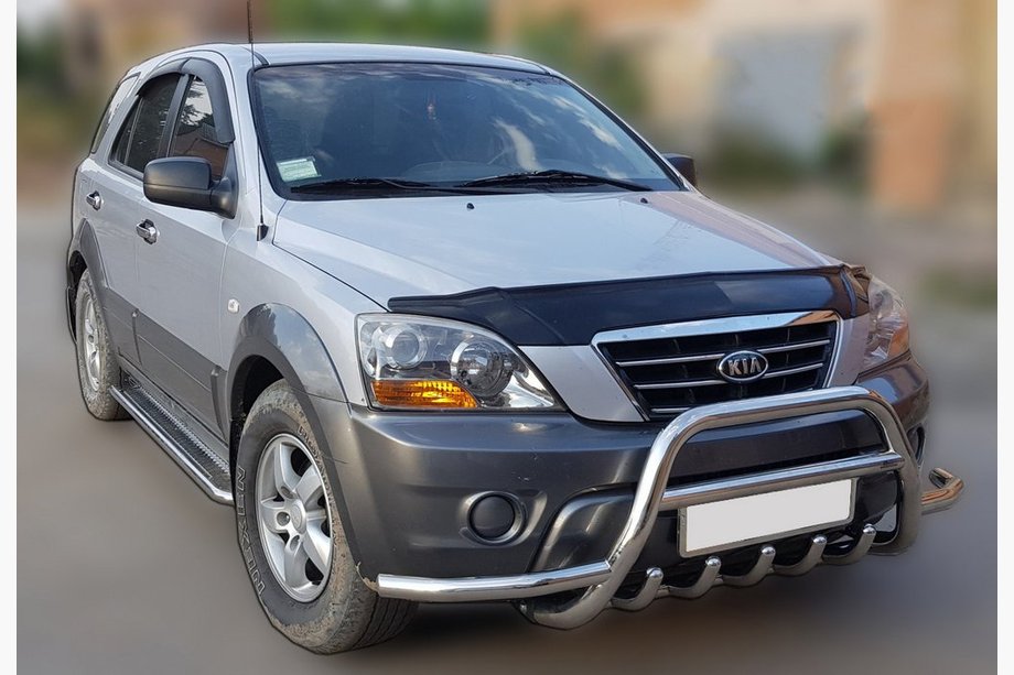 Kia Sorento I BL 2002-2009 Frontschutzbügel WT003-Exclusive (Edelstahl) Image