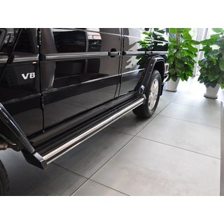 Seitenschweller OEM (2 Stk., Aluminium) Mercedes G сlass W463 1990-2018 Foto 4