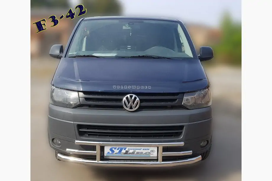 Volkswagen T5 2010-2015 Frontschutzbügel F3-42 (Edelstahl) Foto 4