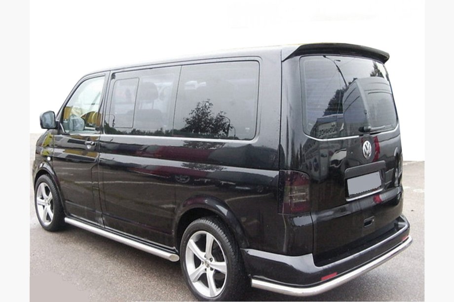 Volkswagen T5 Caravelle 2004-2010 Hinterer Eckschutzbügel AK005 (Edelstahl) Image