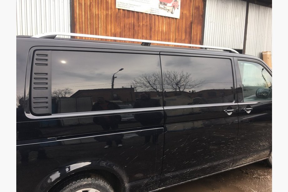 Volkswagen T5 2010-2015 Dachreling CROWN (grau matt) Kurzer Radstand Foto 3