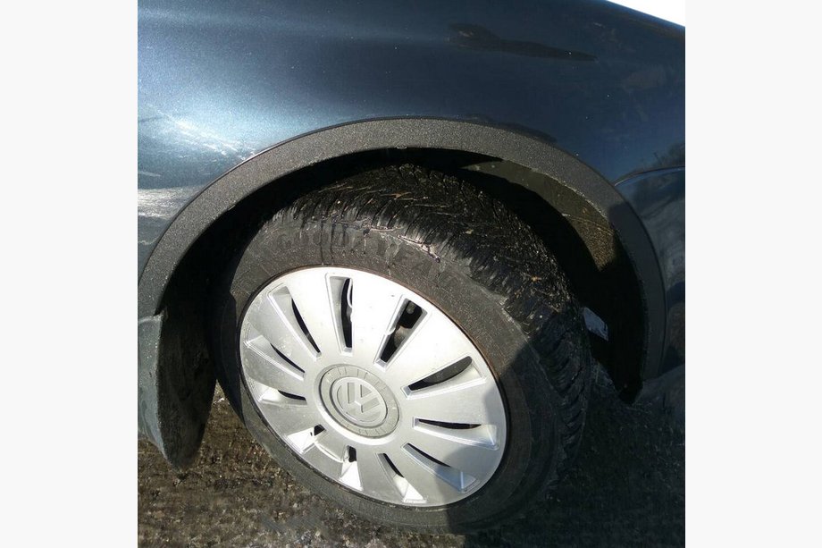 Volkswagen Jetta 2011-2018 Radlaufverbreiterungen (4 Stk, schwarz) Image