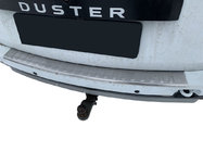 Renault Duster 2008–2017 SALE! Heckstoßstangenschutz Carmos mit Kante (Edelstahl) Foto 1