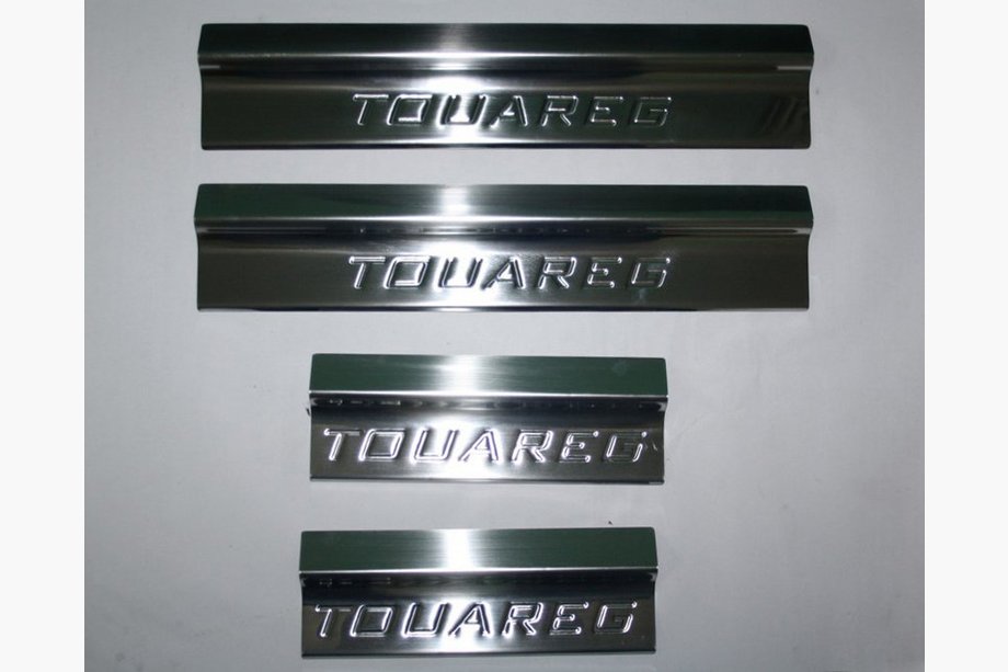 Volkswagen Touareg 2002–2010 Einstiegsleisten Breit (4 Stk, Edelstahl) Image