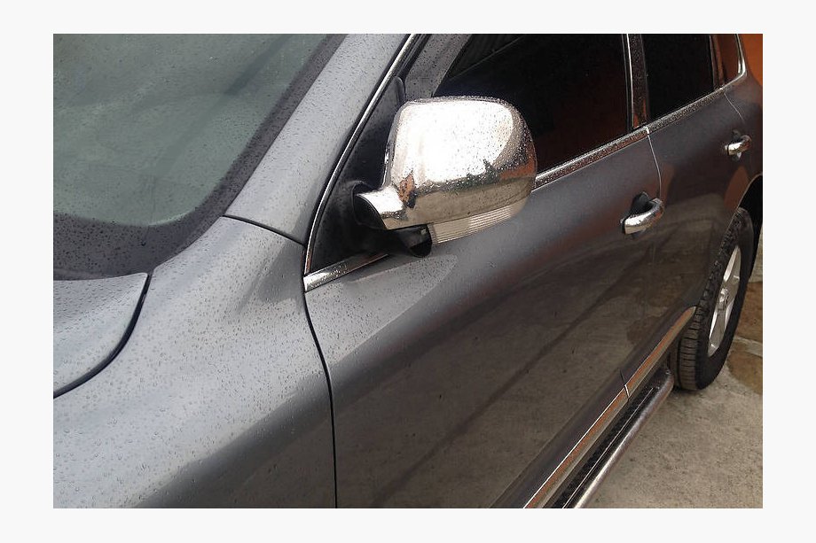 Volkswagen Touareg 2002–2010 Spiegelabdeckungen 2003-2007 (2 Stk., Edelstahl) Carmos - Türkischer Edelstahl Image