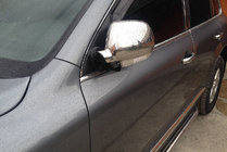 Volkswagen Touareg 2002–2010 Spiegelabdeckungen 2003-2007 (2 Stk., Edelstahl) Carmos - Türkischer Edelstahl Foto 1