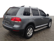 Volkswagen Touareg 2002–2010 Dachreling Chrom (Kunststofffuesse) Metallfuß Foto 1