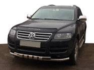 Volkswagen Touareg 2002–2010 Frontbügel ST015 Edelstahl Foto 1