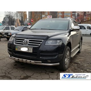 Frontbügel ST015 Edelstahl Volkswagen Touareg 2002–2010 Foto 2