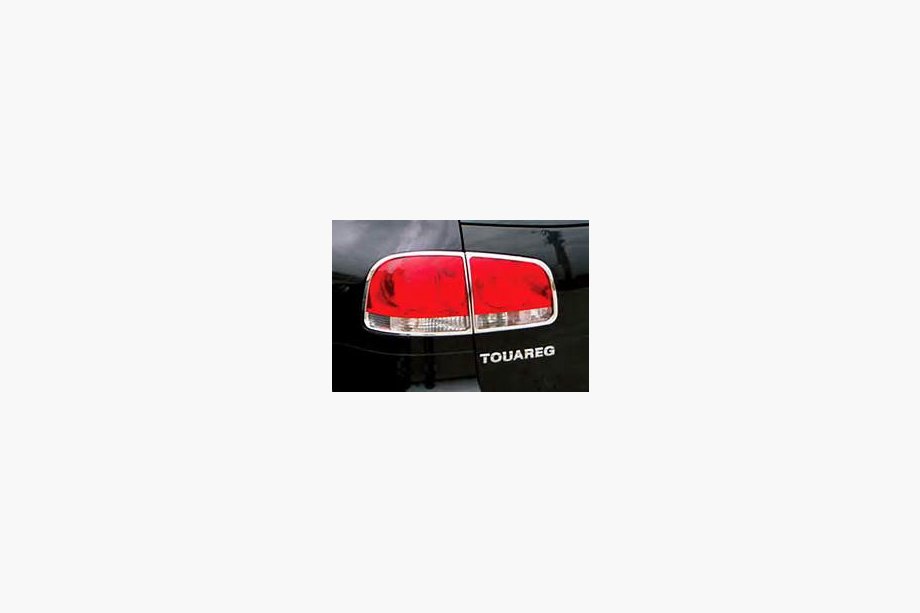 Volkswagen Touareg 2002–2010 Chrom Blenden Heckleuchten 2003-2008 (2 Stk, Kunststoff) Image