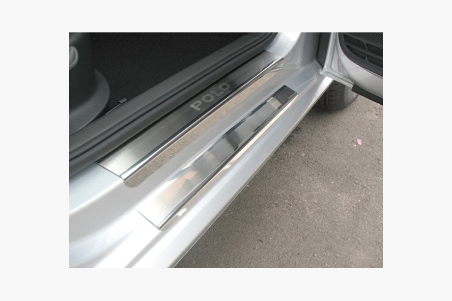 Volkswagen Polo 2017- Einstiegsleisten Abdeckungen Nataniko (8 Stk., Edelstahl) Image