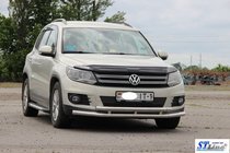 Volkswagen Tiguan 2007-2016 Frontschutzbügel ST016 (Edelstahl) Foto 2