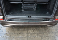 Volkswagen T6 2015-2024 Heckstoßstangenabdeckung Omsa Glanz (1 Tür, Edelstahl) Foto 3