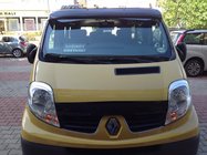 Renault Trafic 2001–2015 Frontscheibenblende (schwarz glanz, 5mm) Foto 6