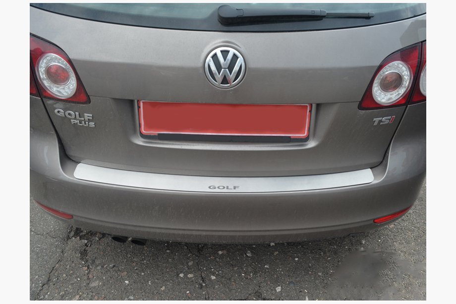 Volkswagen Golf Plus 2004-2014 Heckstoßstangenschutz Nataniko (Edelstahl) Image