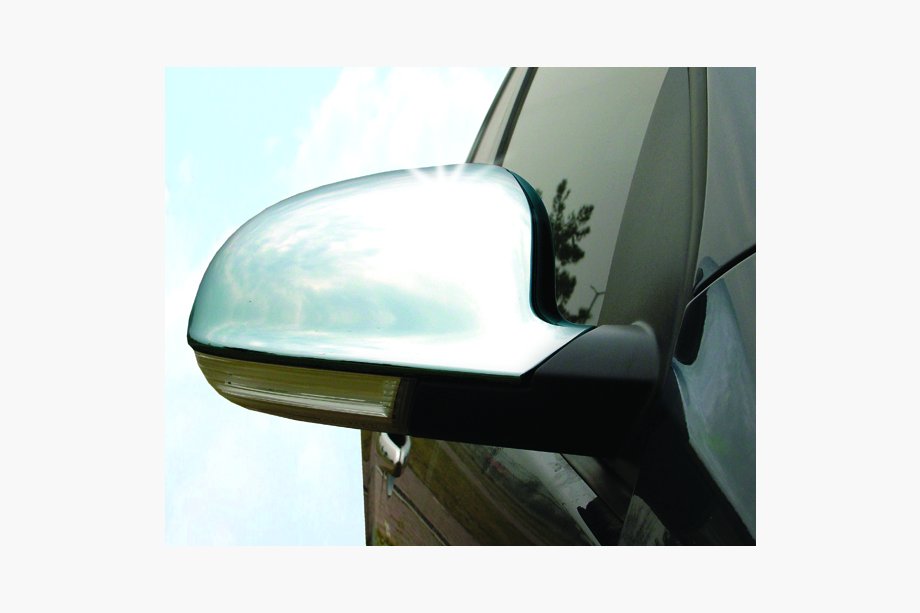 Volkswagen Passat B5 1997-2005 Spiegelabdeckungen 2003-2005 (2 Stk., Edelstahl) OmsaLine - Italienischer Edelstahl Image
