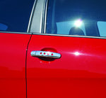 Skoda Superb 2001-2009 Chrom Türgriffblenden mit Löchern (4 Stk, Edelstahl) Foto 1