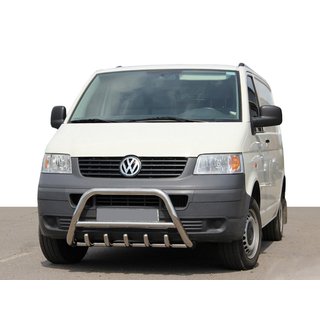 Frontbügel WT003 (Edelstahl) Volkswagen T5 Transporter 2003-2010 Foto 2