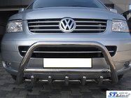 Volkswagen T5 Caravelle 2004-2010 Frontbügel WT003 (Edelstahl) Foto 8