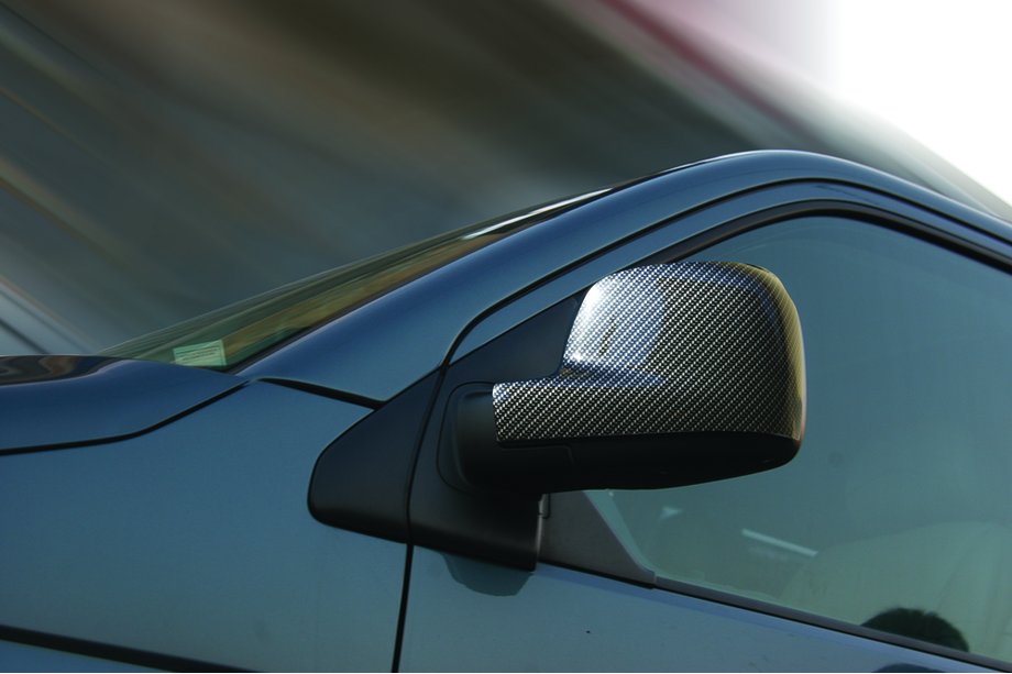 Volkswagen Caddy 2004-2010 Spiegelabdeckungen in Carbon-Optik (2 Stk) Image
