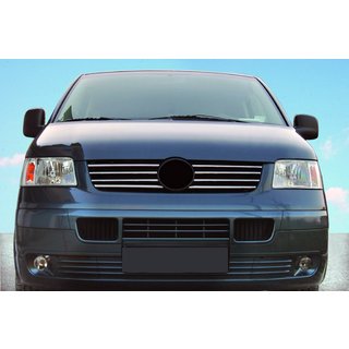 Chrom Zierleisten für Kühlergrillrand (8 Stk, Edelstahl) Volkswagen T5 Transporter 2003-2010 Foto 1