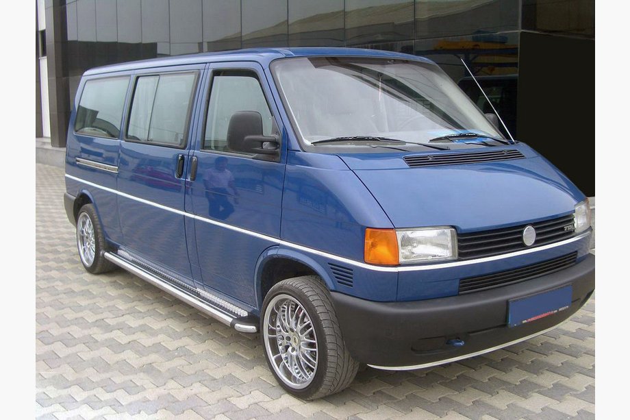 Volkswagen T4 Caravelle/Multivan 1990–2003 Seitenschweller KB002 d60mm (2 Stk., Edelstahl) Image