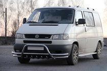 Volkswagen T4 Transporter 1990-2003 Frontbügel WT003 Plus-2 (Edelstahl) Foto 1
