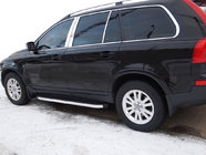 Volvo XC90 2002-2014 Seitenschweller BlackLine (2 Stk., Aluminium) Foto 1