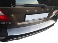 Volvo XC70 2007-2013 Heckstoßstangenschutz mit Kante Nataniko (Edelstahl) Foto 1