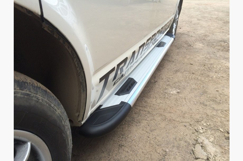 Volkswagen T5 Multivan 2003–2010 Trittbretter Bosphorus OLD Grau (2 Stk., Aluminium) Langer Radstand Image