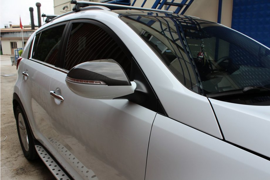 Kia Sportage 2010-2015 Spiegelabdeckungen (2 Stk., Carbon) Image
