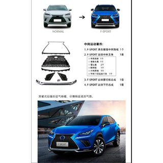 Frontgrill mit Frontspoiler F-Sport (2018+) Lexus NX 2014-2021 Foto 1
