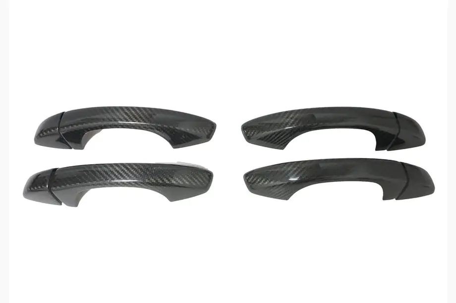 Seat Ateca 2016- Türgriff Abdeckungen (4 Stk., Echtcarbon) Image